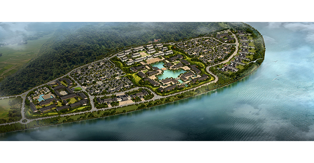 仙居县白塔镇纱岙地块规划概念方案