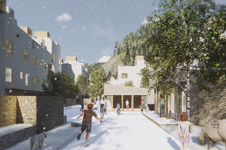 拾得大地饮马川公寓项目